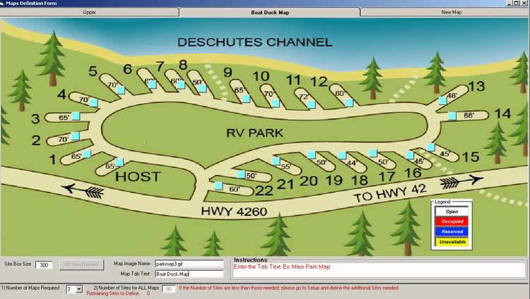 Free Campground Map Maker Version 3 Maps